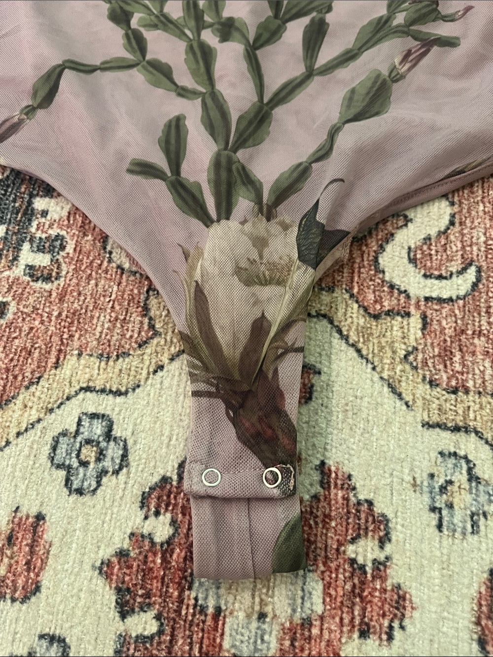 All Saints Nolina Elia Bodysuit In Blush size 6 - Picture 9 of 12